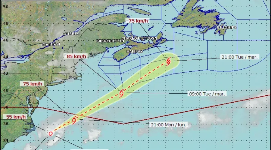 Tropical System Unlikely To Impact Nova Scotia Significantly