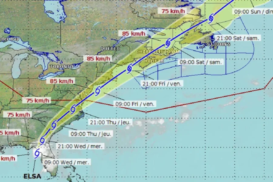 UPDATED: Elsa Makes Landfall In Florida