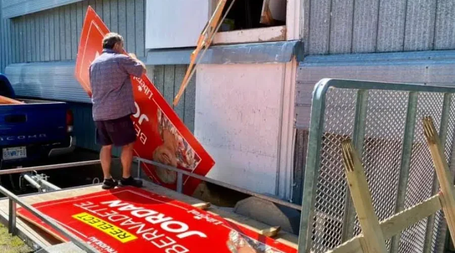 Campaign Signs Vandalized in Bridgewater