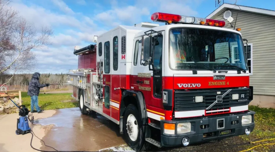 Shinimicas Fire Department Thankful For Bridgewater Fire Truck