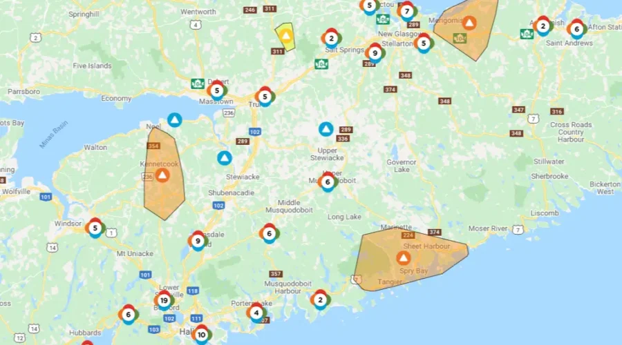 NS Power Crews Continue Work To Restore Outages