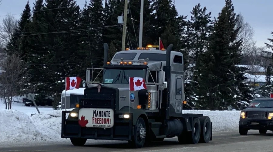 Trucker convoy protest continuing in Ottawa Monday