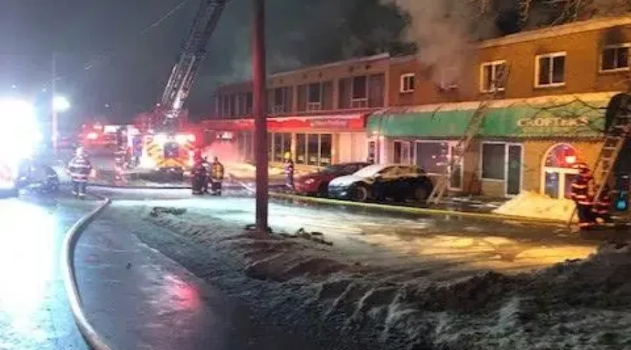 Large Structure Fire In New Glasgow Damages Businesses and Apartments