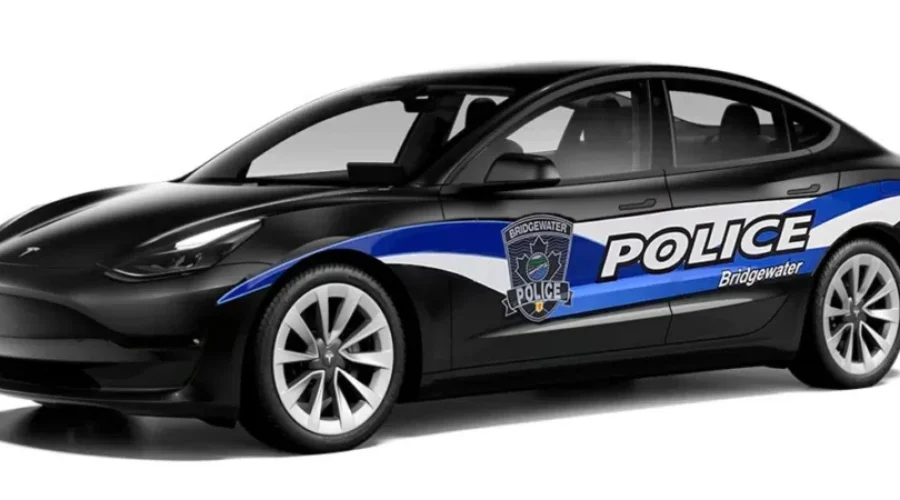 Bridgewater Buys Tesla as First NS Electric Police Patrol Car