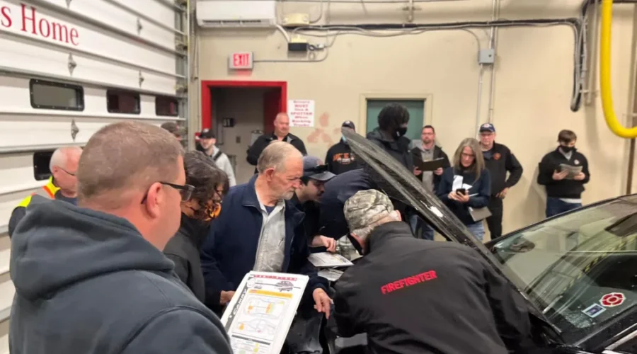 Firefighters preparing for increase in EVs