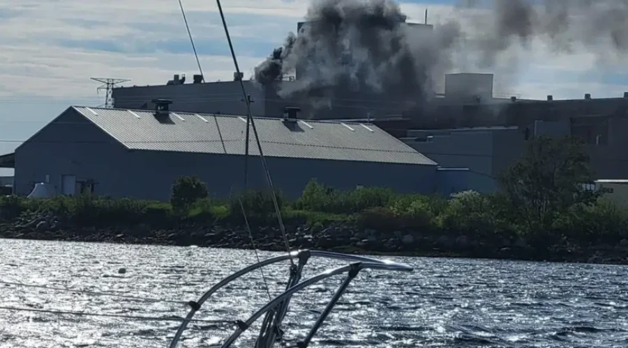 Multiple crews called to fire at former Bowater Mill