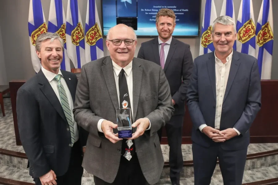 Nova Scotia’s top doctor receives new award named in his honour