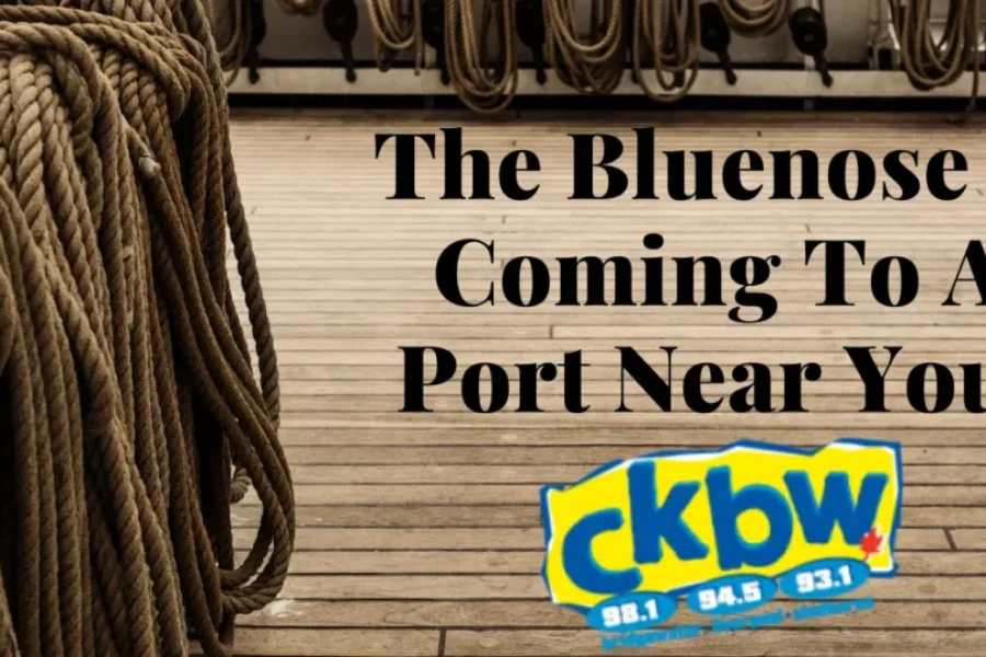 The Bluenose Is Sailing Into A Port Near You! Check Out The Schedule Here!