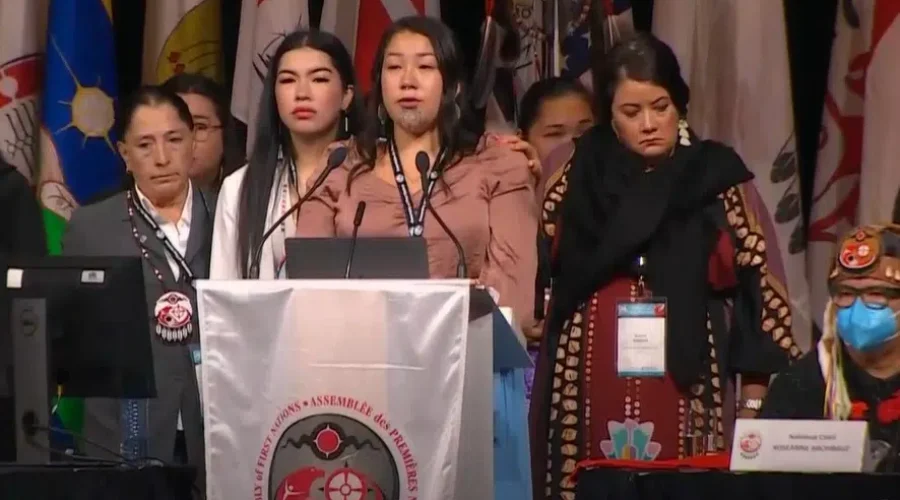 Youth Plea to Chiefs at AFN Assembly