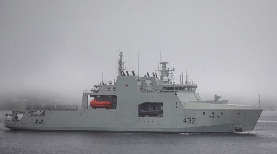 Canada welcomes new Arctic patrol ship HMCS Max Bernays