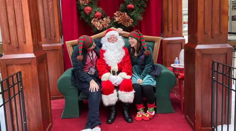 Santa, Mrs. Claus and the kids who TRIED to tell us what they wanted!