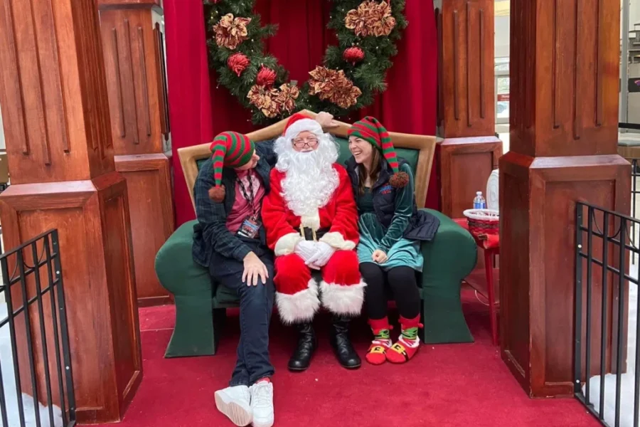 Santa, Mrs. Claus and the kids who TRIED to tell us what they wanted!