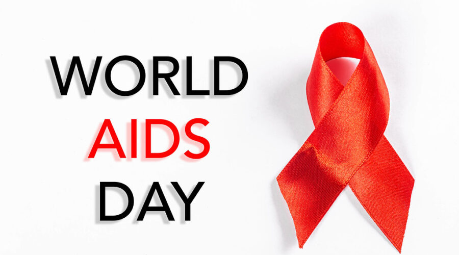 Red Ribbon flag at Province House to mark World AIDS Day