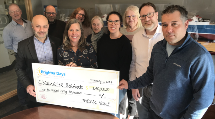 Clearwater Seafoods donates $250K to South Shore Regional Hospital’s Brighter Days Capital Campaign