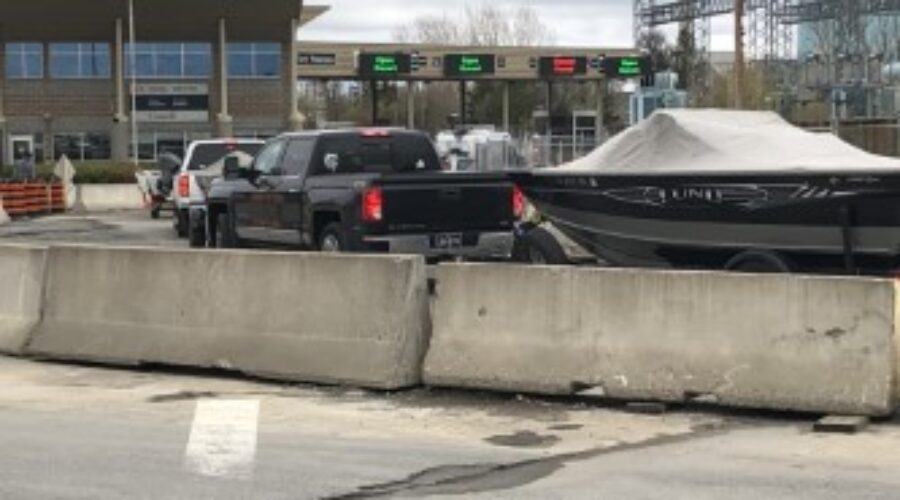 Trips across the border remain lower than 2019