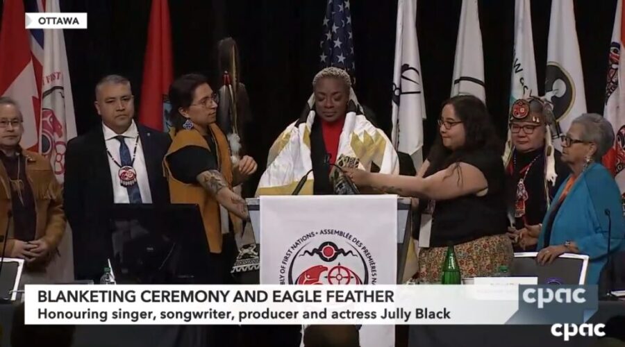 Jully Black honoured for anthem change