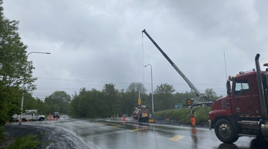 Traffic lights installed at troublesome Logan Road and Highway 325 intersection