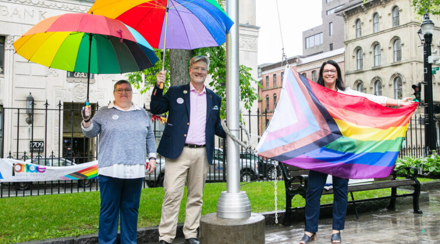 Nova Scotia raises the Pride flag