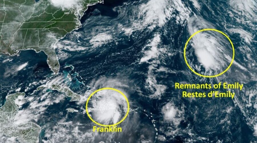 Franklin track will remain uncertain through weekend