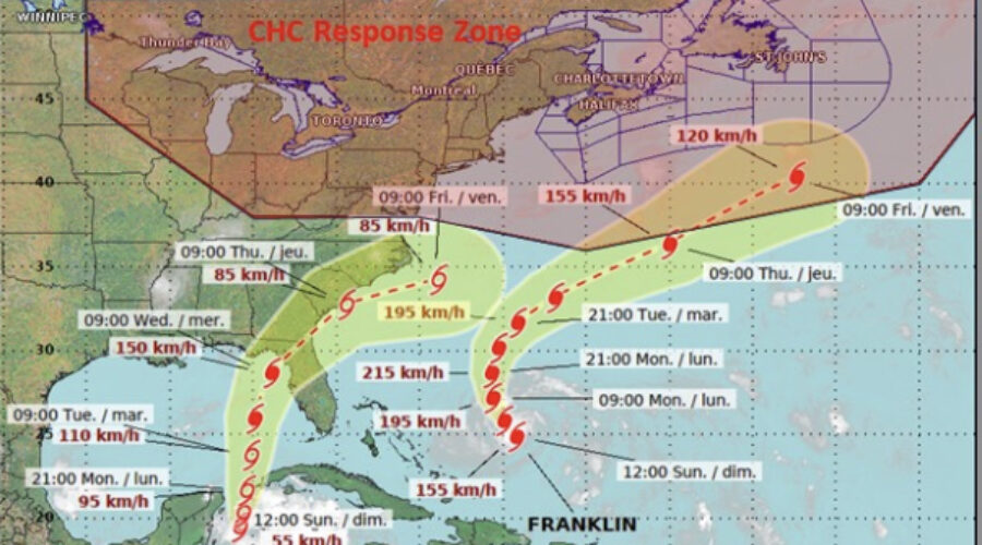 N.S. will be spared wrath of Hurricane Franklin