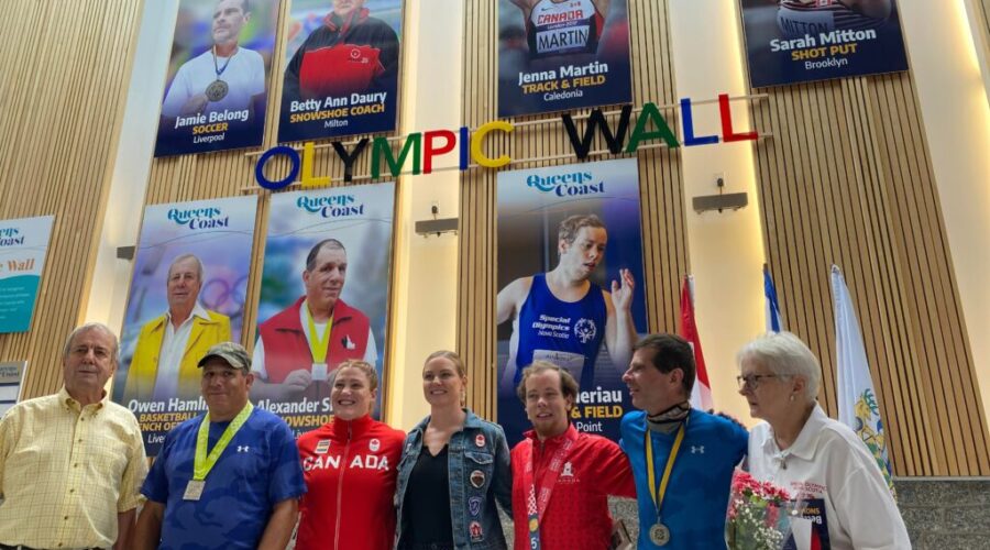 David Rudderham and Brian Ward inducted into Queens County’s Olympic Wall