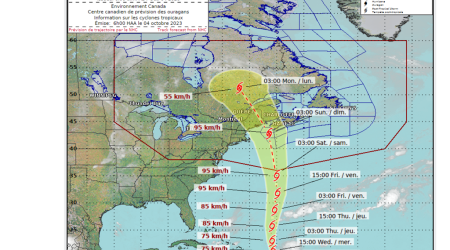 Tropical Storm Phillipe expected to reach Atlantic Canada this weekend