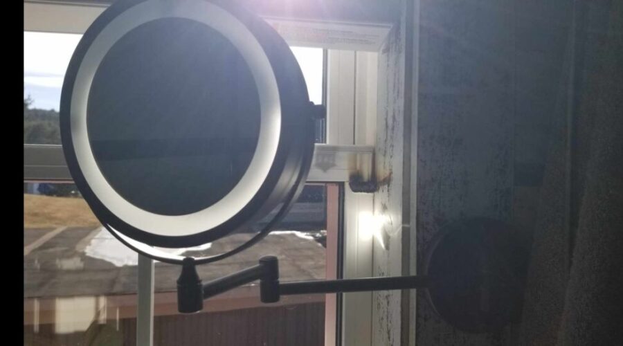 Cosmetic mirror nearly causes house fire in Dayspring
