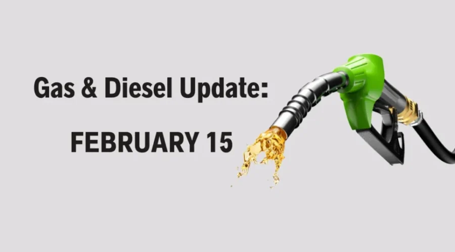 Gas price adjustment prediction – February 15th
