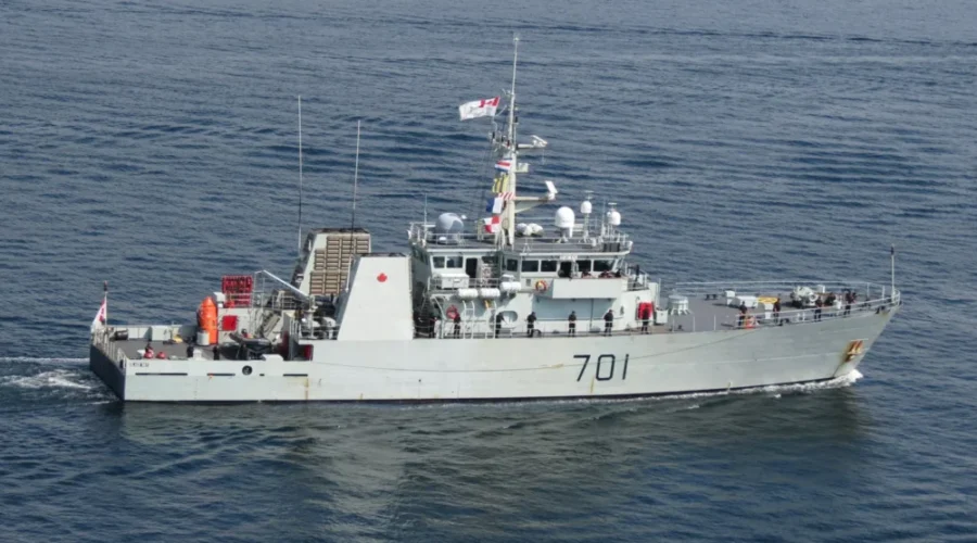 Navy ship honours fallen soldier from Glace Bay