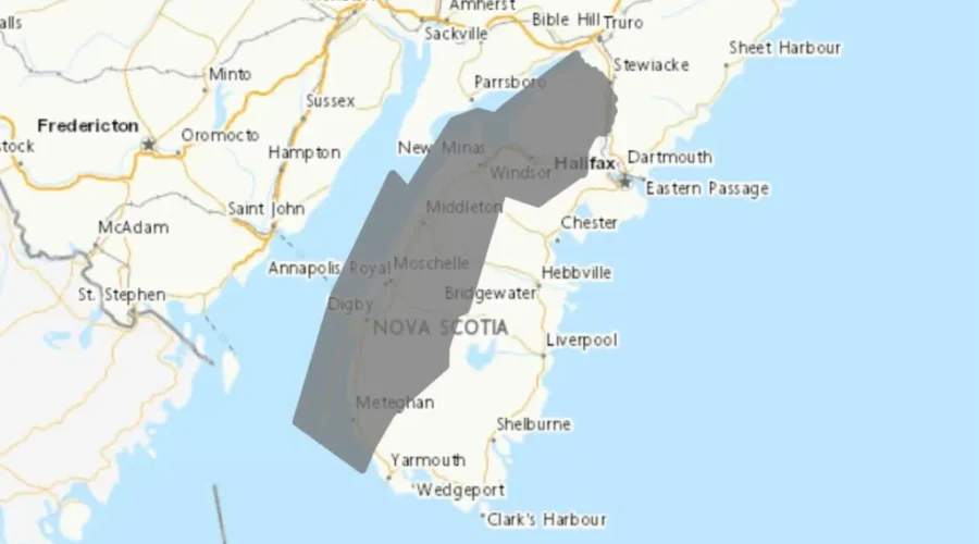 Heavy rain possible for Annapolis Valley, western N.S.