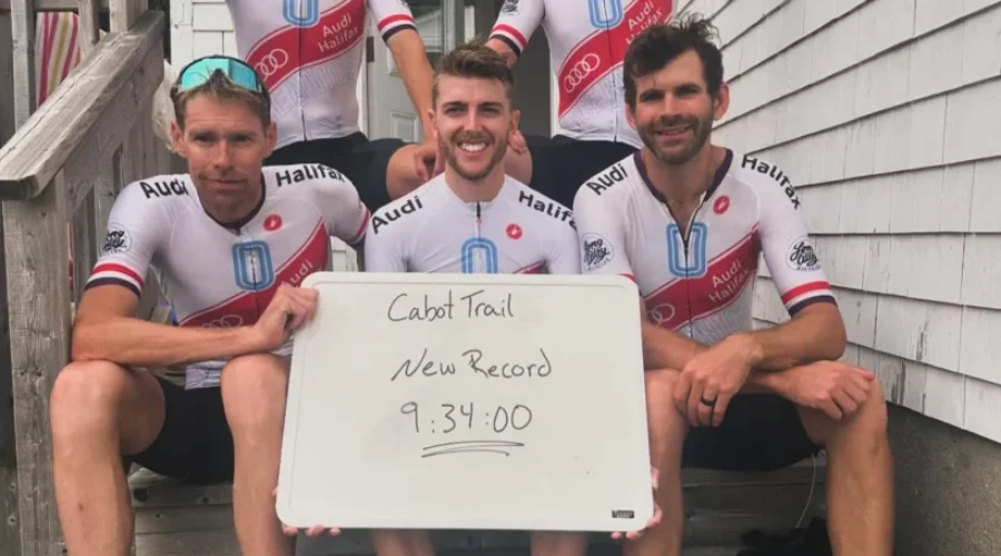 Halifax cycling team sets new record for Cabot Trail