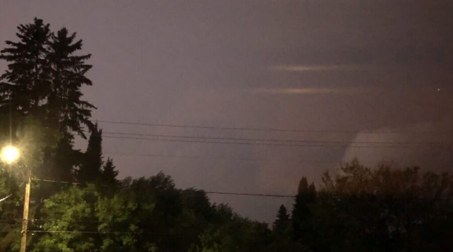 Lightning lights up Thanksgiving in N.S.