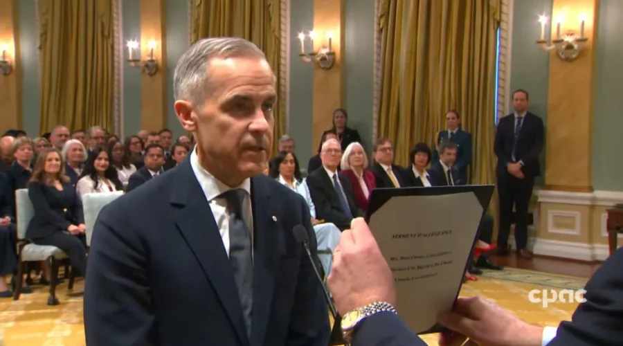 Mark Carney sworn in as prime minister