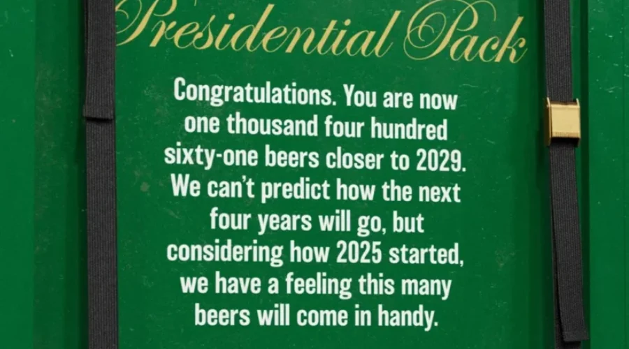 Brewery introduces presidential pack for Canadians