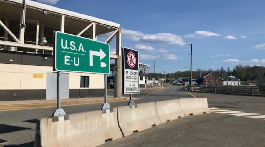 Drop in border crossings amid Canada-U.S. trade war