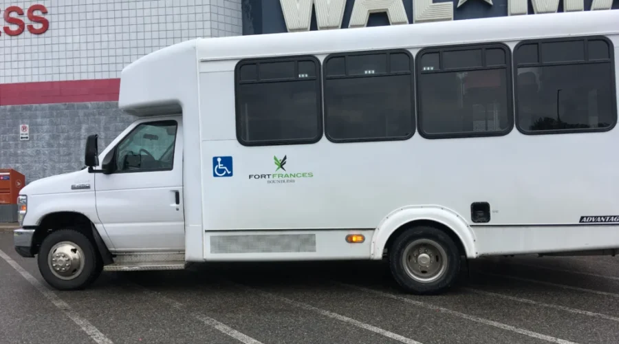 Charges laid after senior left in transit van