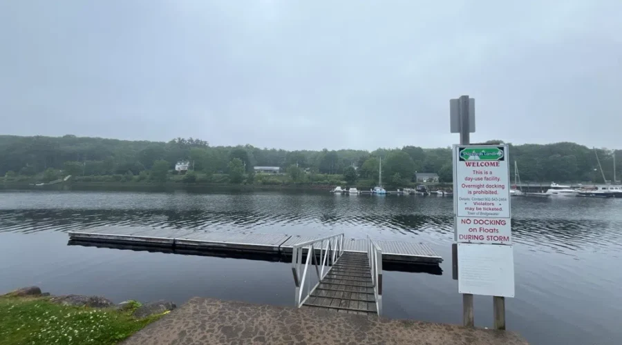 Floating dock at Shipyards Landing replaced after fire