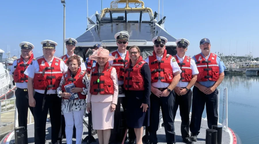 New Coast Guard rescue boat dedicated in Clark’s Harbour