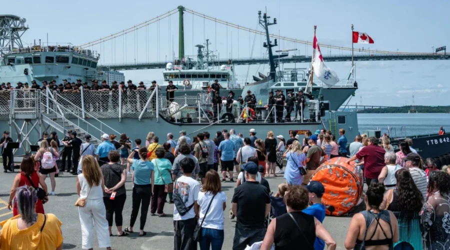 HMCS St. John’s departs Halifax for NATO mission