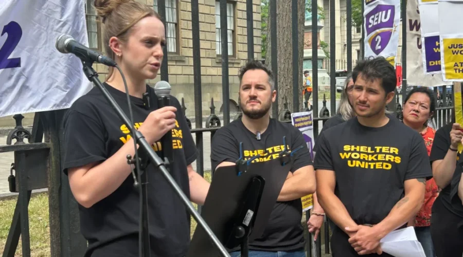 Shelter workers say they should not be blamed for mismanagement, ask for jobs back