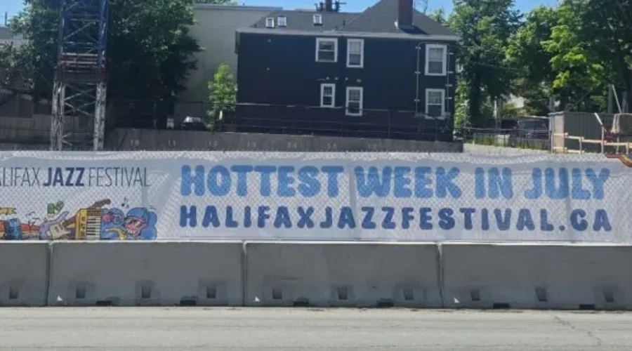 ‘It really stings’, 60 ft Halifax Jazz Festival banner stolen