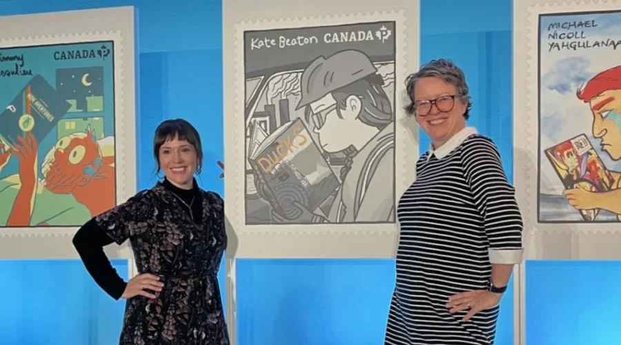 New postal stamp showcases Nova Scotian graphic novelist