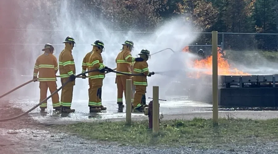 Live fire training trailers to prepare crews across the province