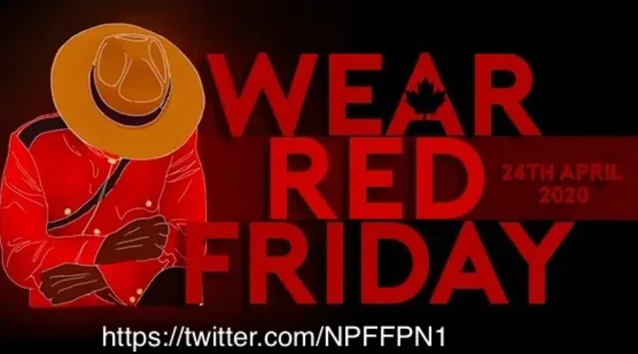 “Wear Red Friday” In Remembrance Of Constable Heidi Stevenson.