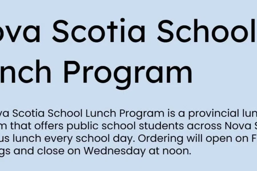 NS School Lunch Program will expand
