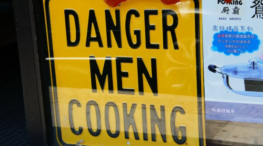 Time For The Guys To Heat Things Up In The Kitchen