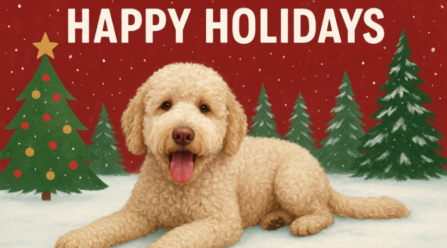 Happy Paw-lidays from Mack