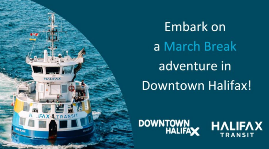 FREE ferry rides on the Alderney/Halifax ferry for March Break