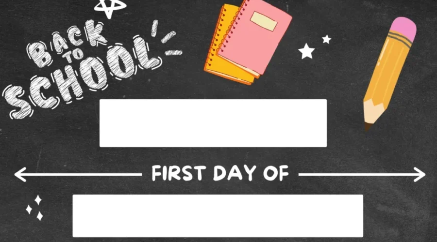 Back To School – First Day Printable