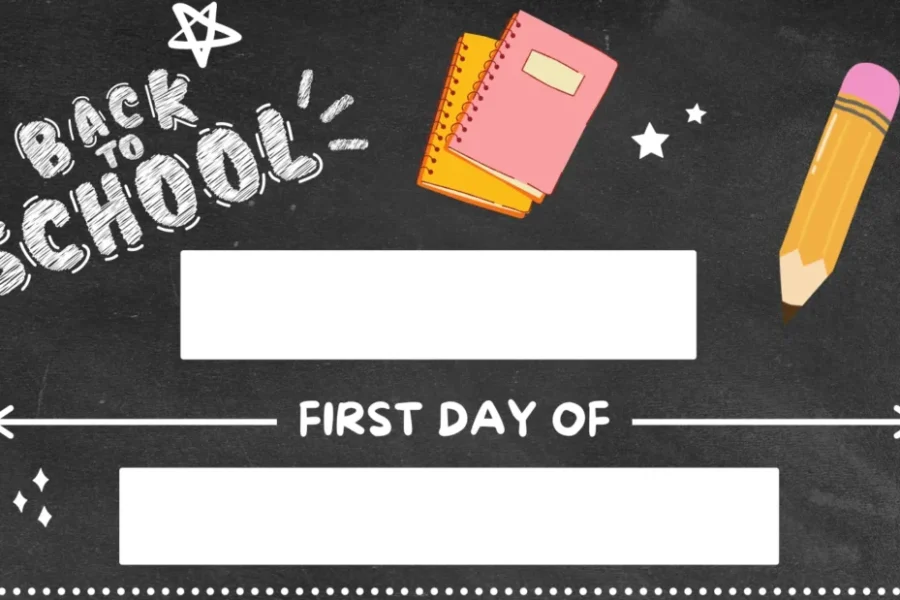 Back To School – First Day Printable